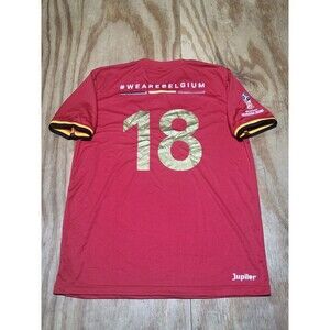FIFA World Cup 2018 Belgium Jupiler Men L Official Red Jersey @k9